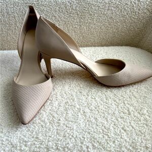 Calvin Klein size 8 tan heels